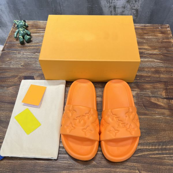 basketball shoes slippers waterfront mule sandals designer women men slides monograms summer beach outdoor fashion quality size 35-46